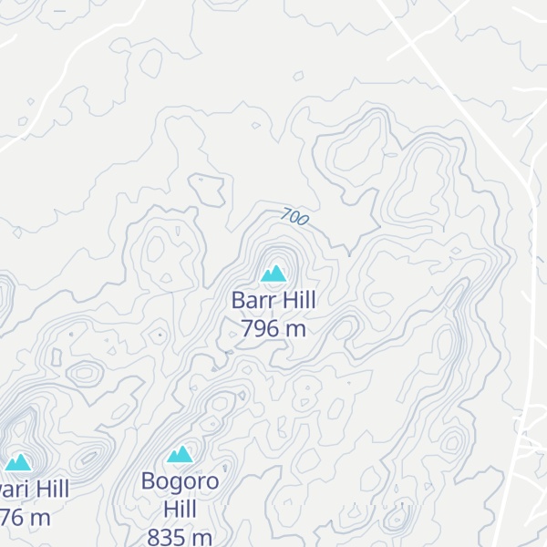 Map of Barr Hill