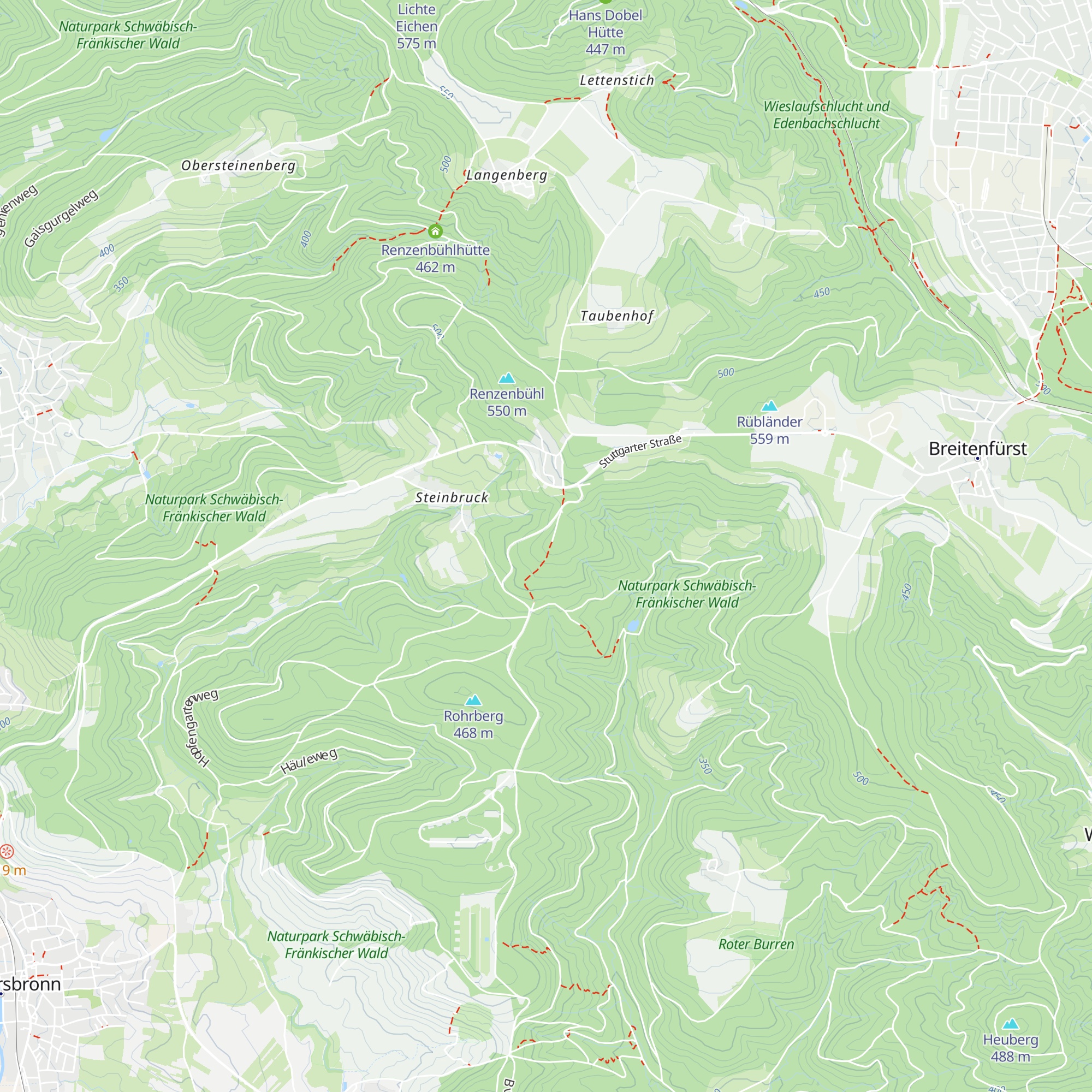 Krähenberghütte map
