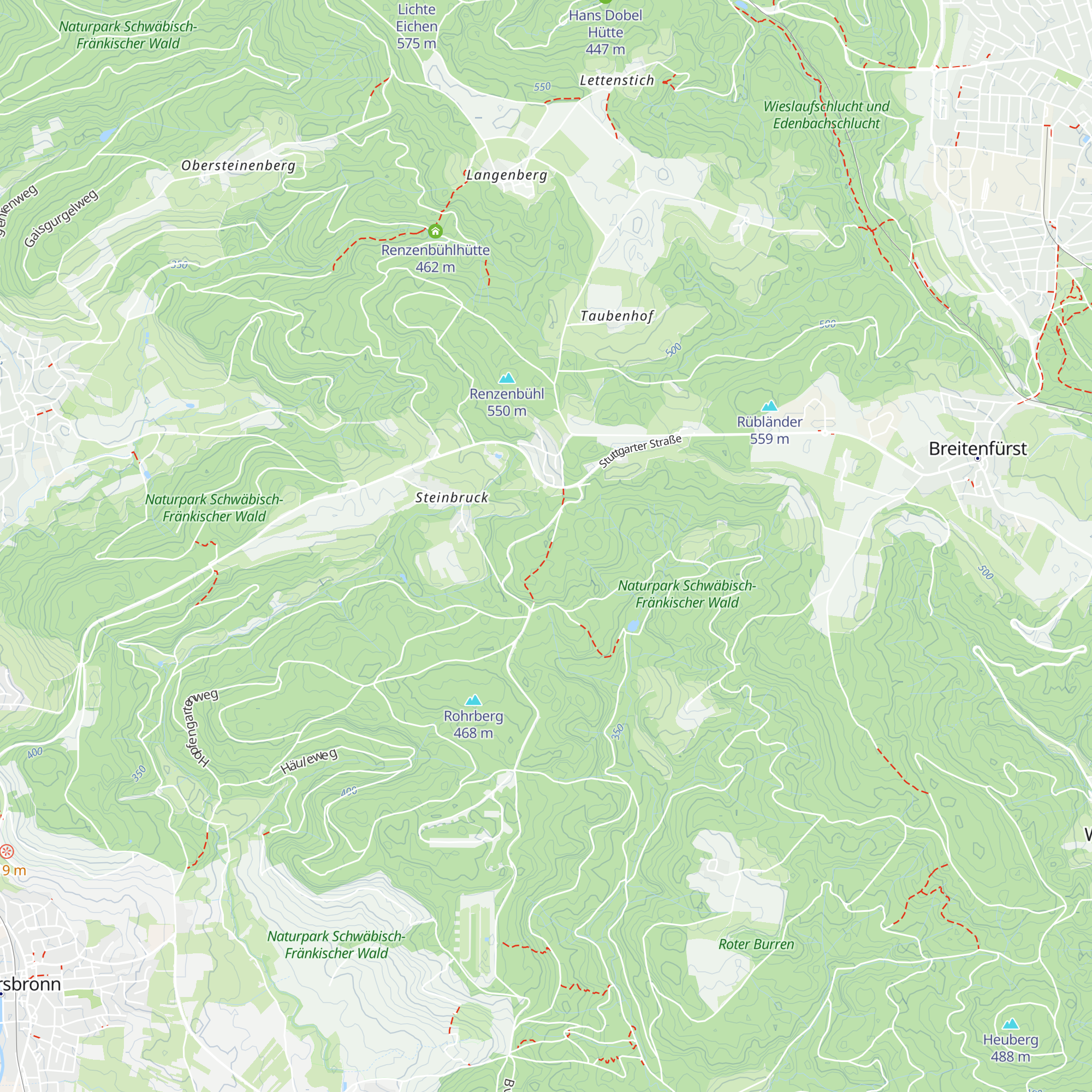 Krähenberghütte map
