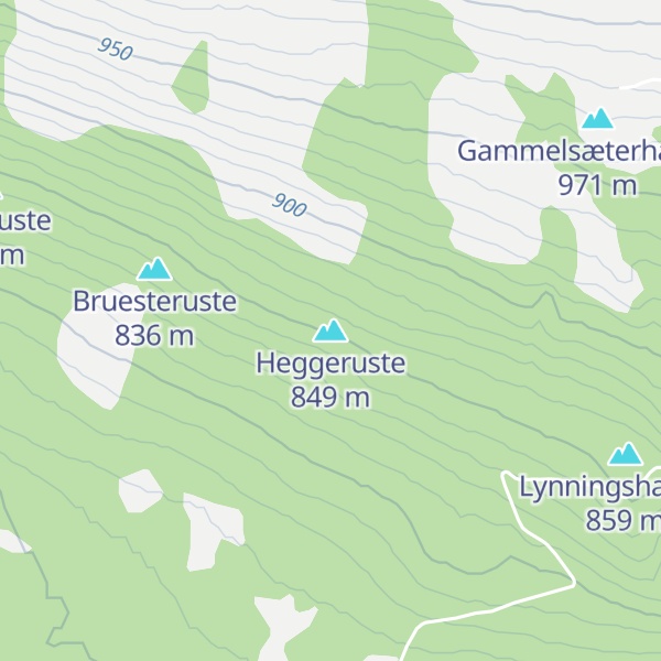 Map of Heggeruste