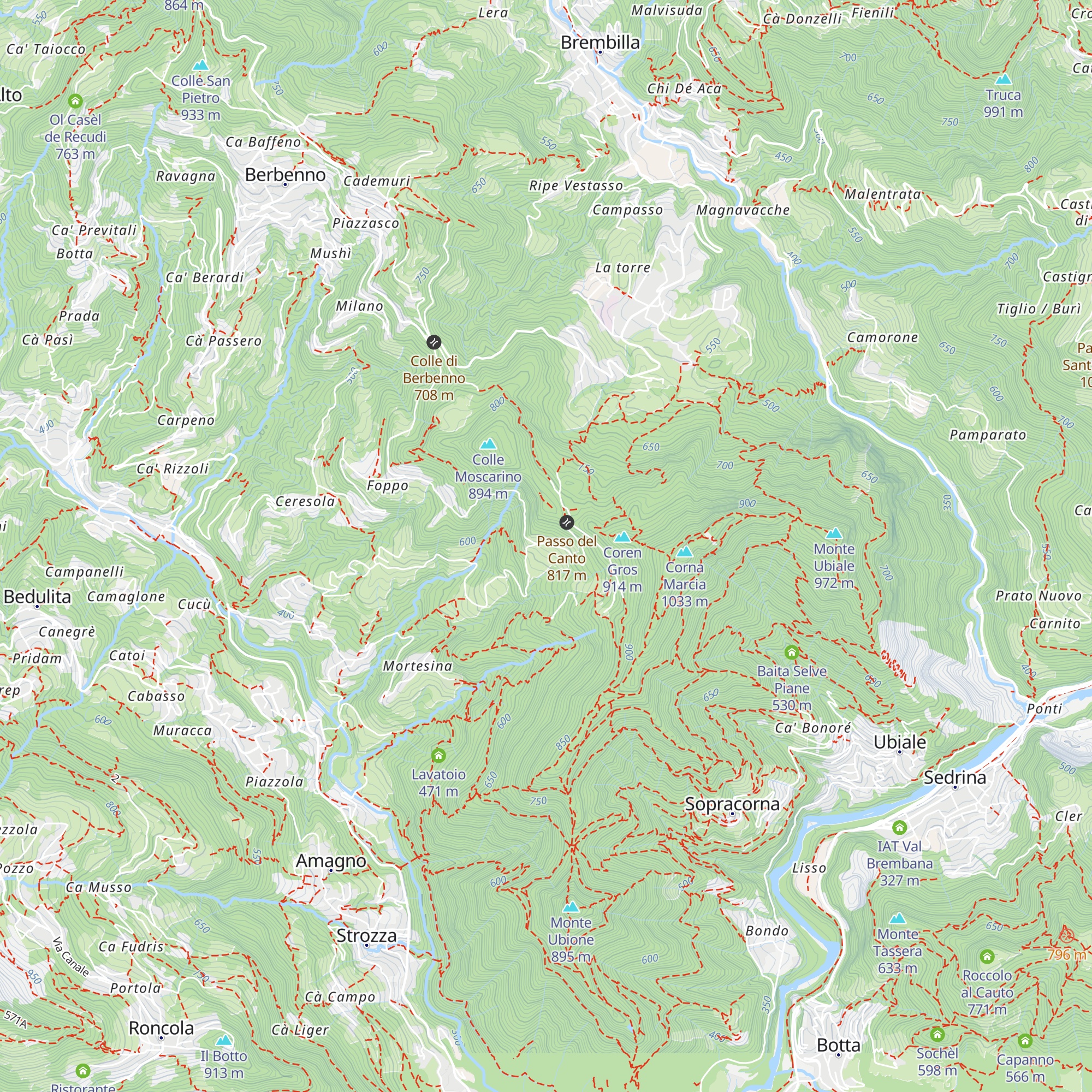 Cascina Como map