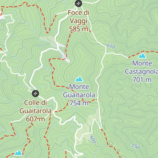 Map of Monte Guaitarola