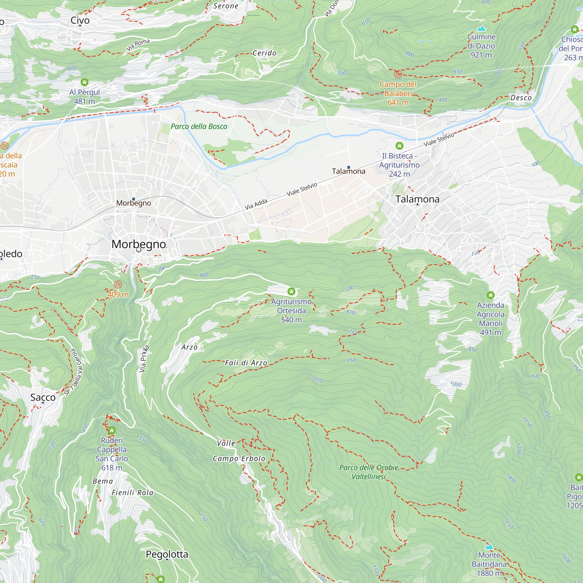 Agriturismo Ortesida map