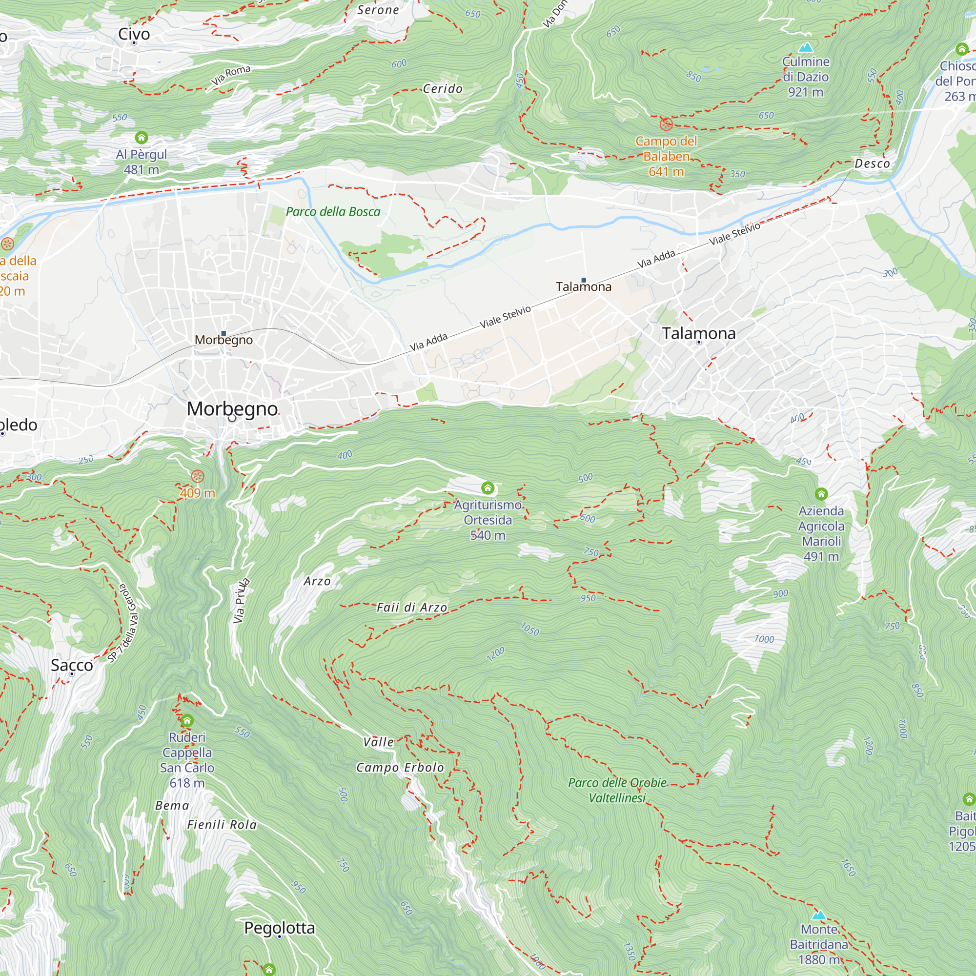 Agriturismo Ortesida map