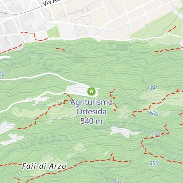 Map of Agriturismo Ortesida