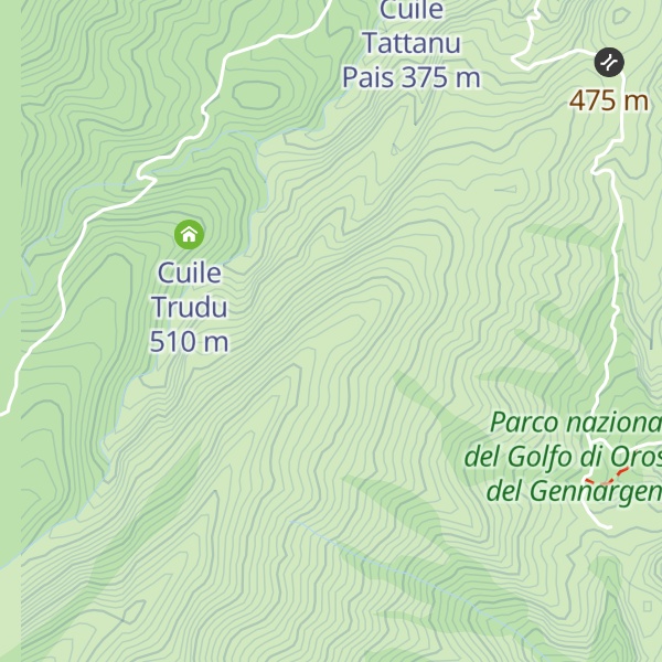 Map of Cuile Sa Sedda 'e S'Atta
