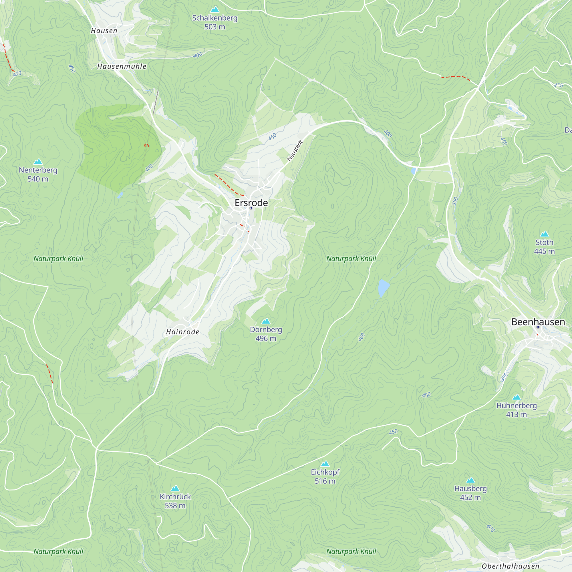Schutzhütte Alter Sportplatz map