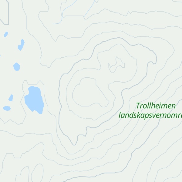 Map of Åsfjellet