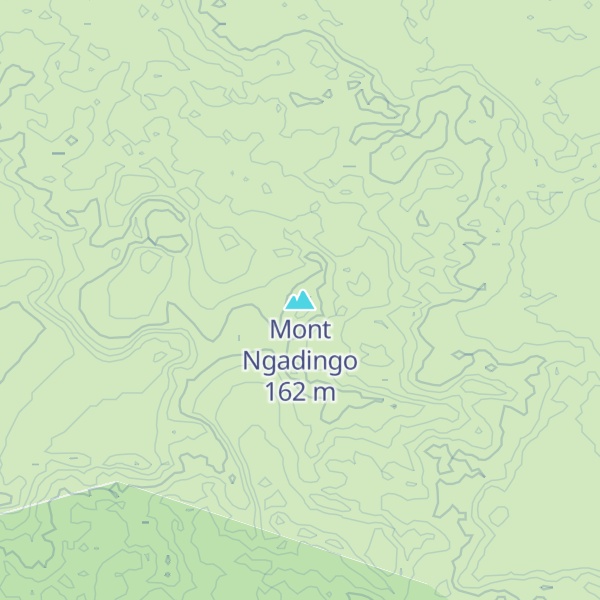 Map of Mont Ngadingo