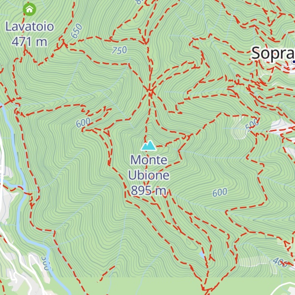 Map of Bivacco Monte Ubione
