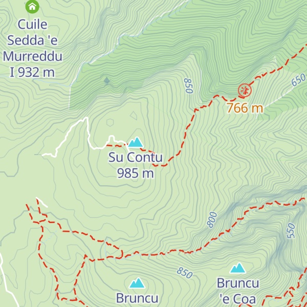 Map of Cuile Su Contu