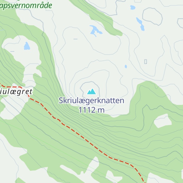 Map of Skriulægerknatten