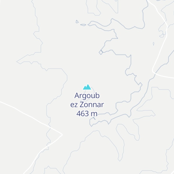 Map of Argoub ez Zonnar