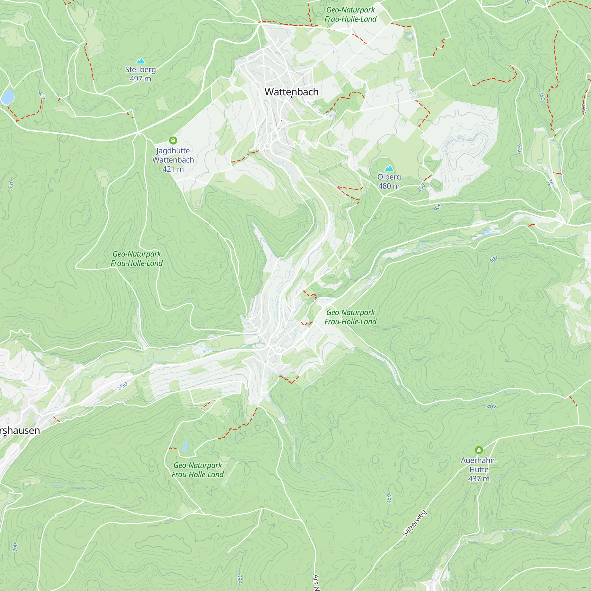 Grillhütte Ölberghütte map