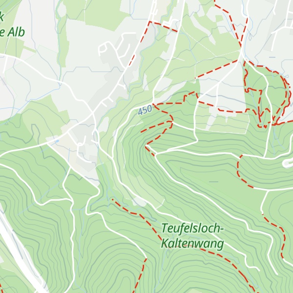 Map of Hörnlehütte