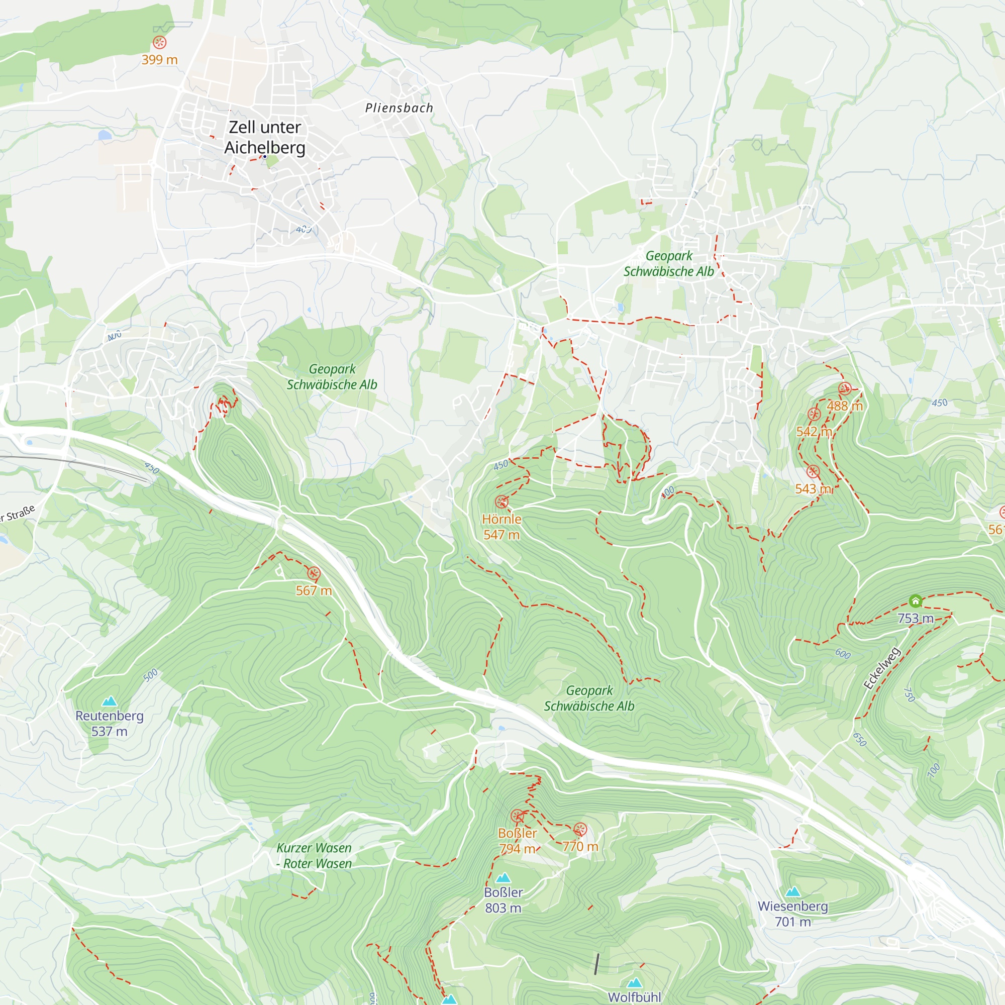 Hörnlehütte map
