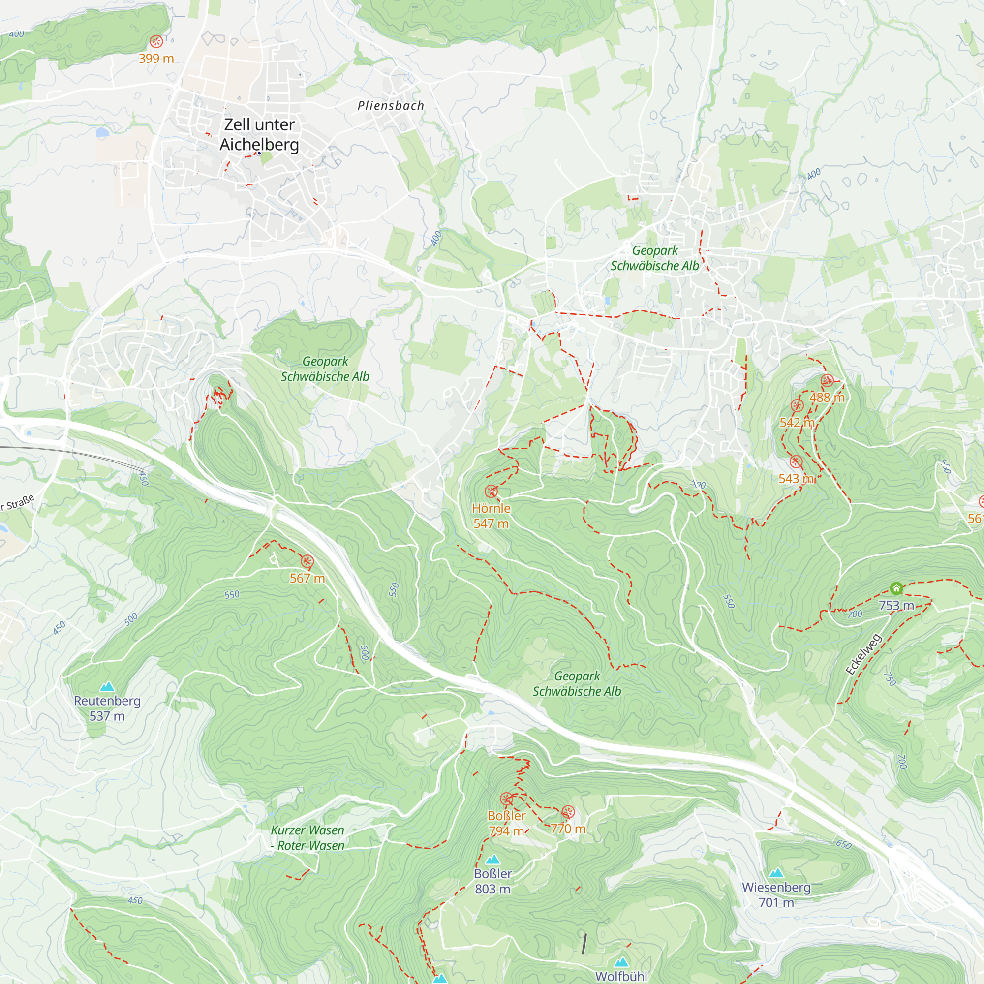 Hörnlehütte map