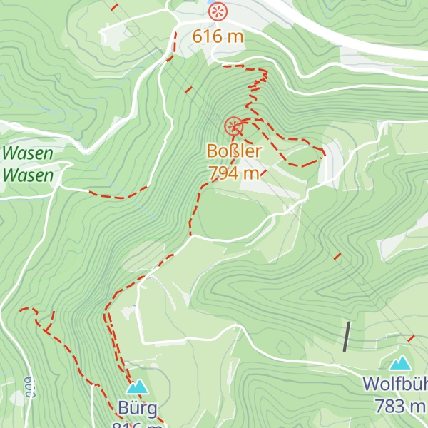 Map of Boßler