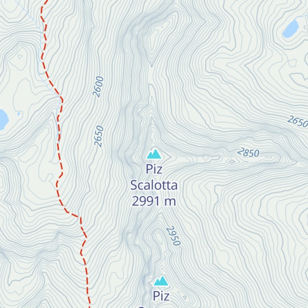 Map of Piz Scalotta
