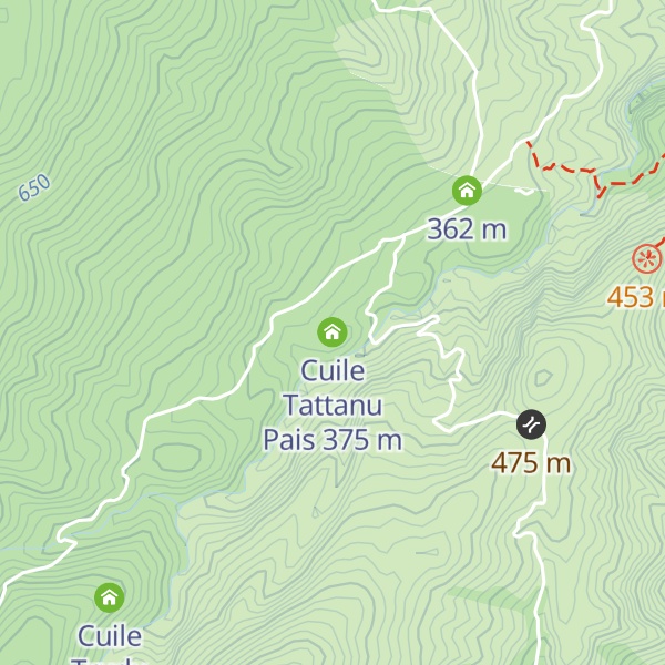 Map of Cuile Tattanu Pais