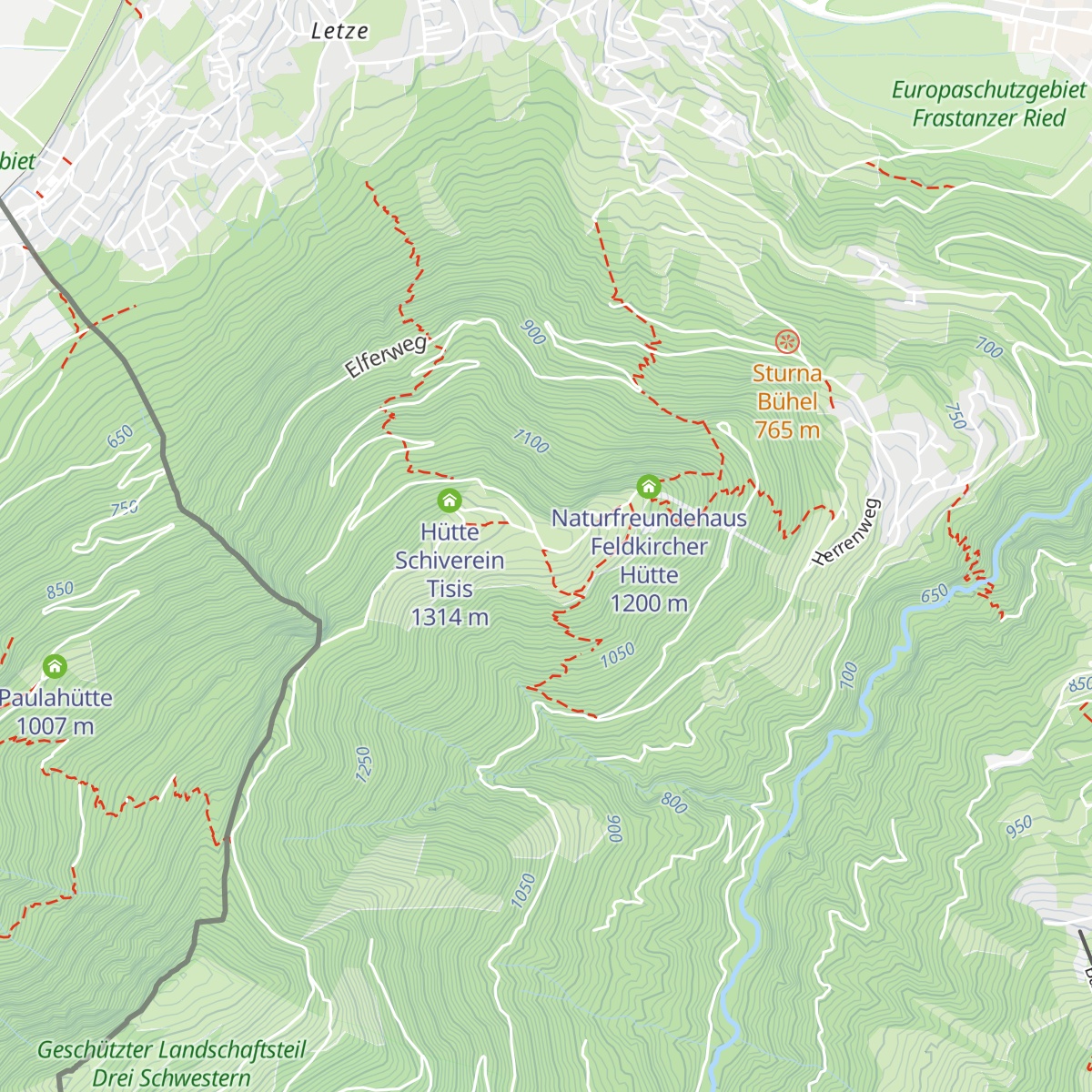 Amerlugalpe map