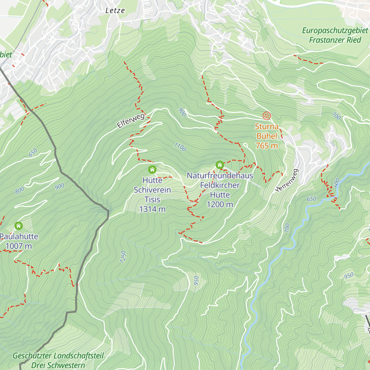Amerlugalpe map