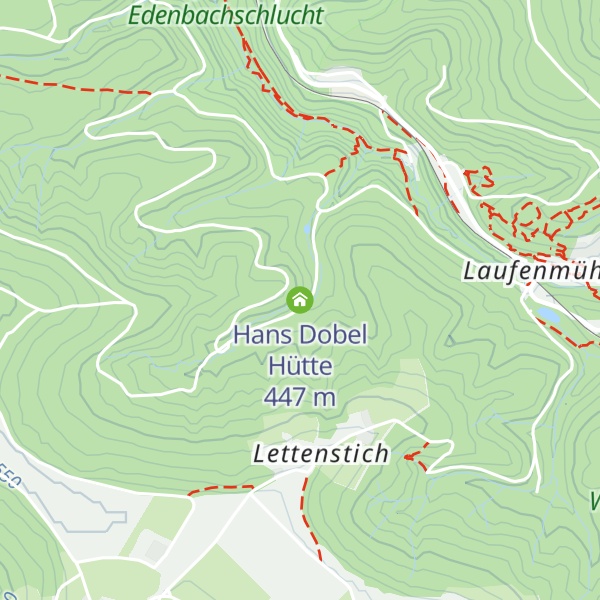 Map of Hans Dobel Hütte