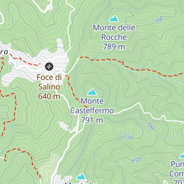 Map of Monte Castelfermo