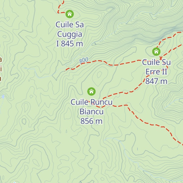 Map of Cuile Runcu Biancu