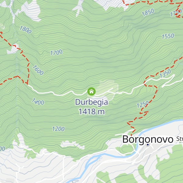Map of Durbegia