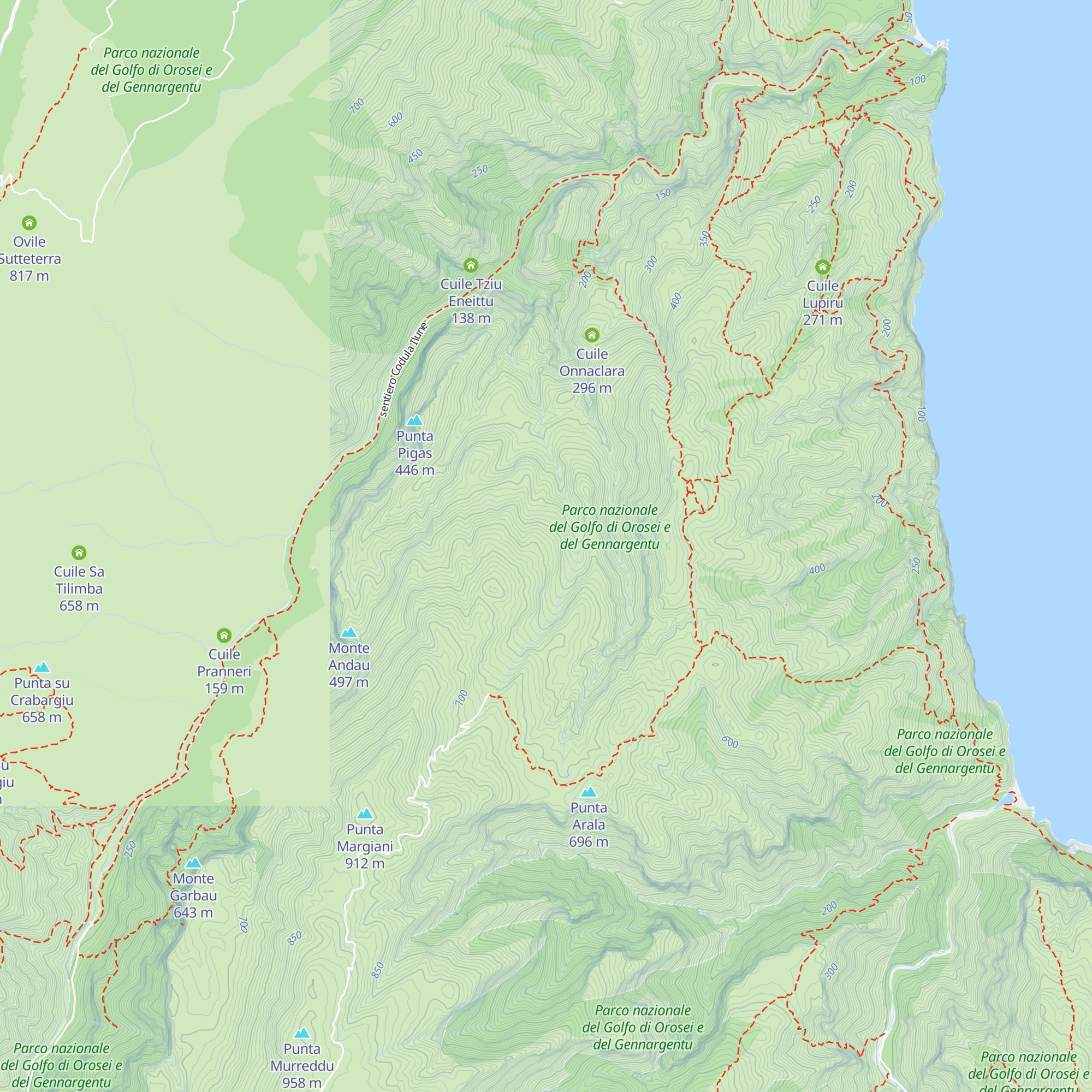 Cuile Boschitto map