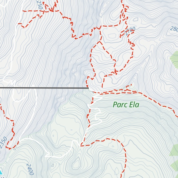 Map of Parpaner Rothorn