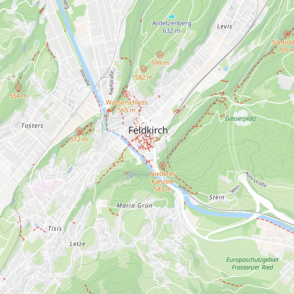 Montforthaus map