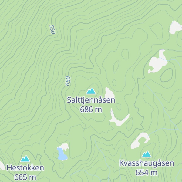 Map of Salttjennåsen