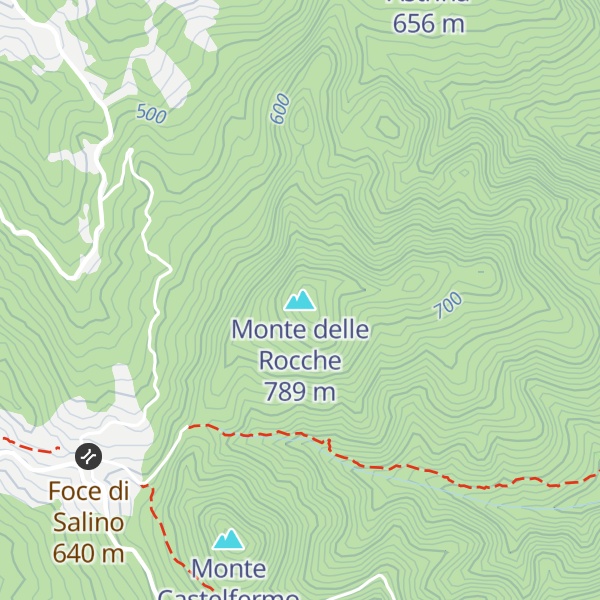 Map of Monte delle Rocche