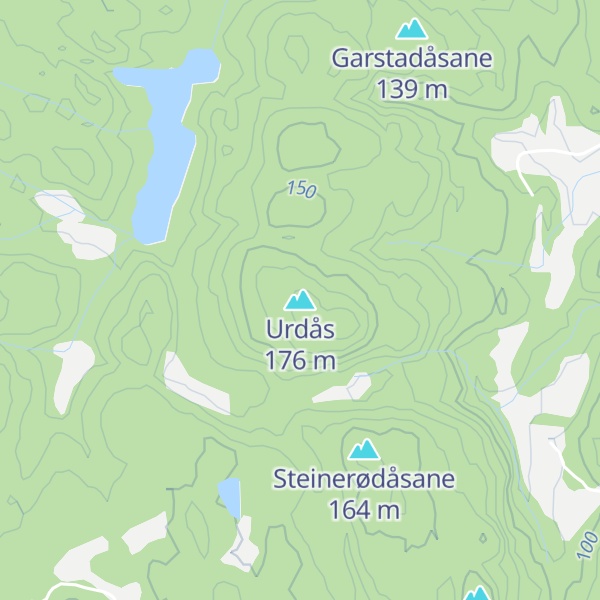 Map of Urdås