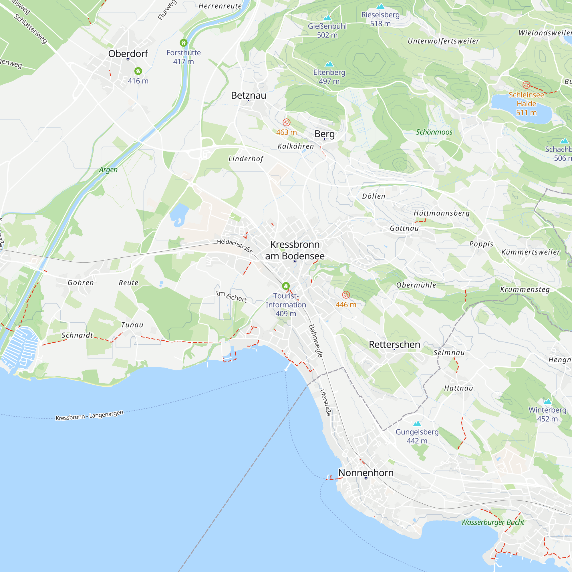 Tourist-Information map