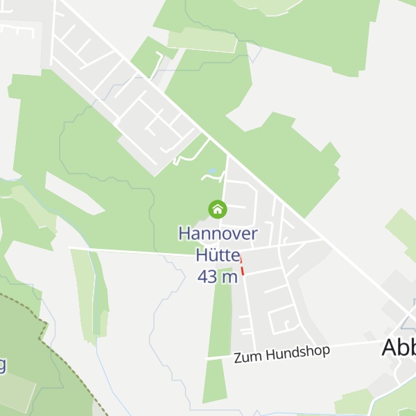 Map of Garbe Hütte