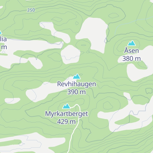 Map of Revhihaugen