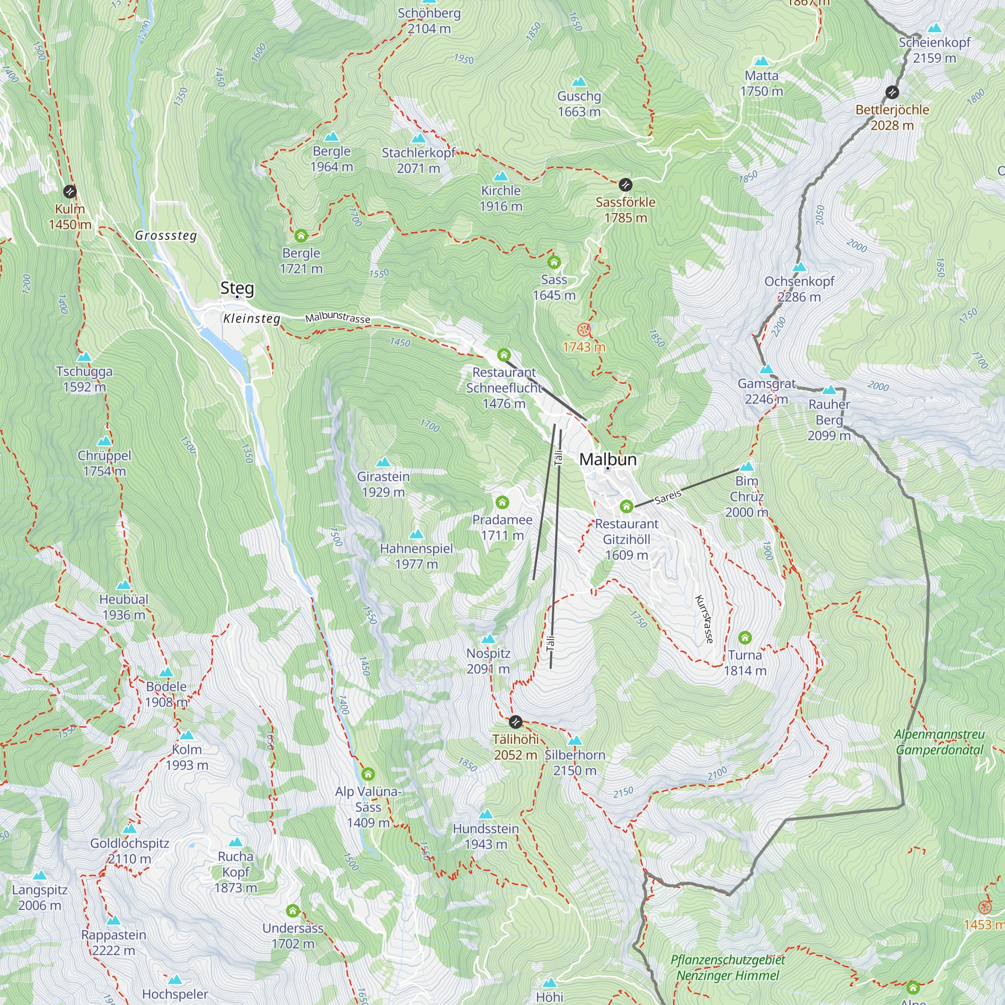 Pradamee map