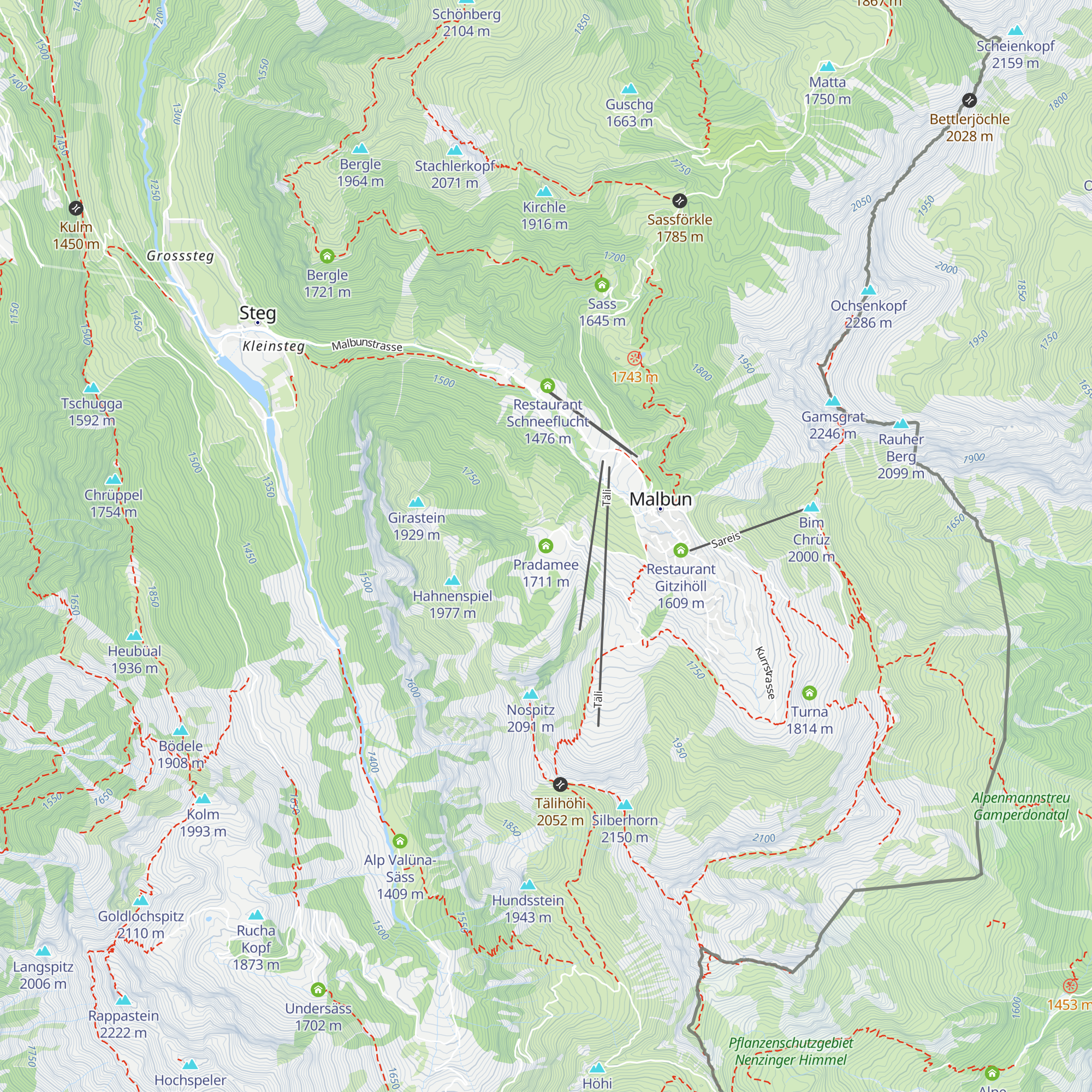 Pradamee map