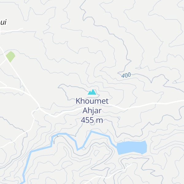 Map of Khoumet Ahjar