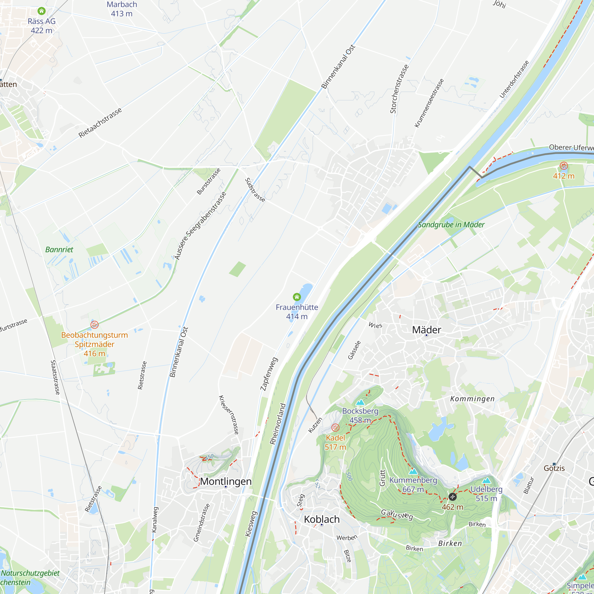 Frauenhütte map
