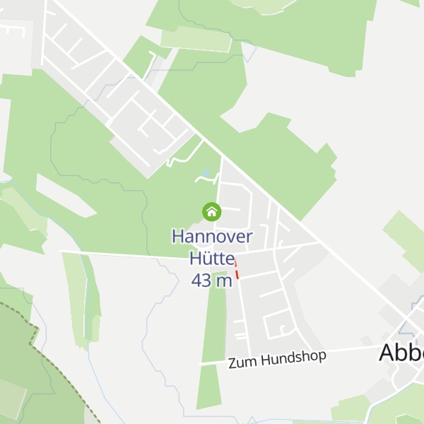 Map of Hannover Hütte
