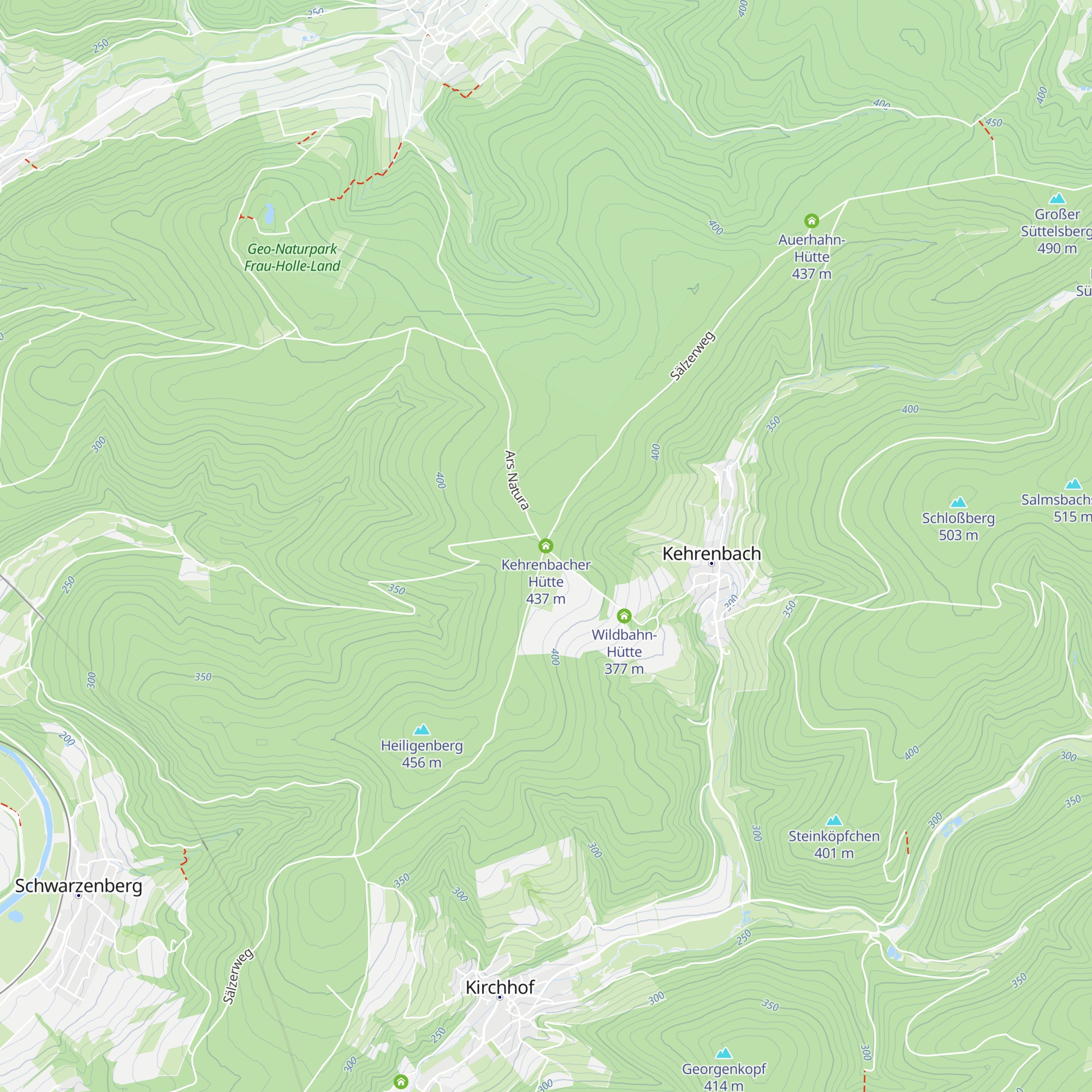 Kehrenbacher Hütte map
