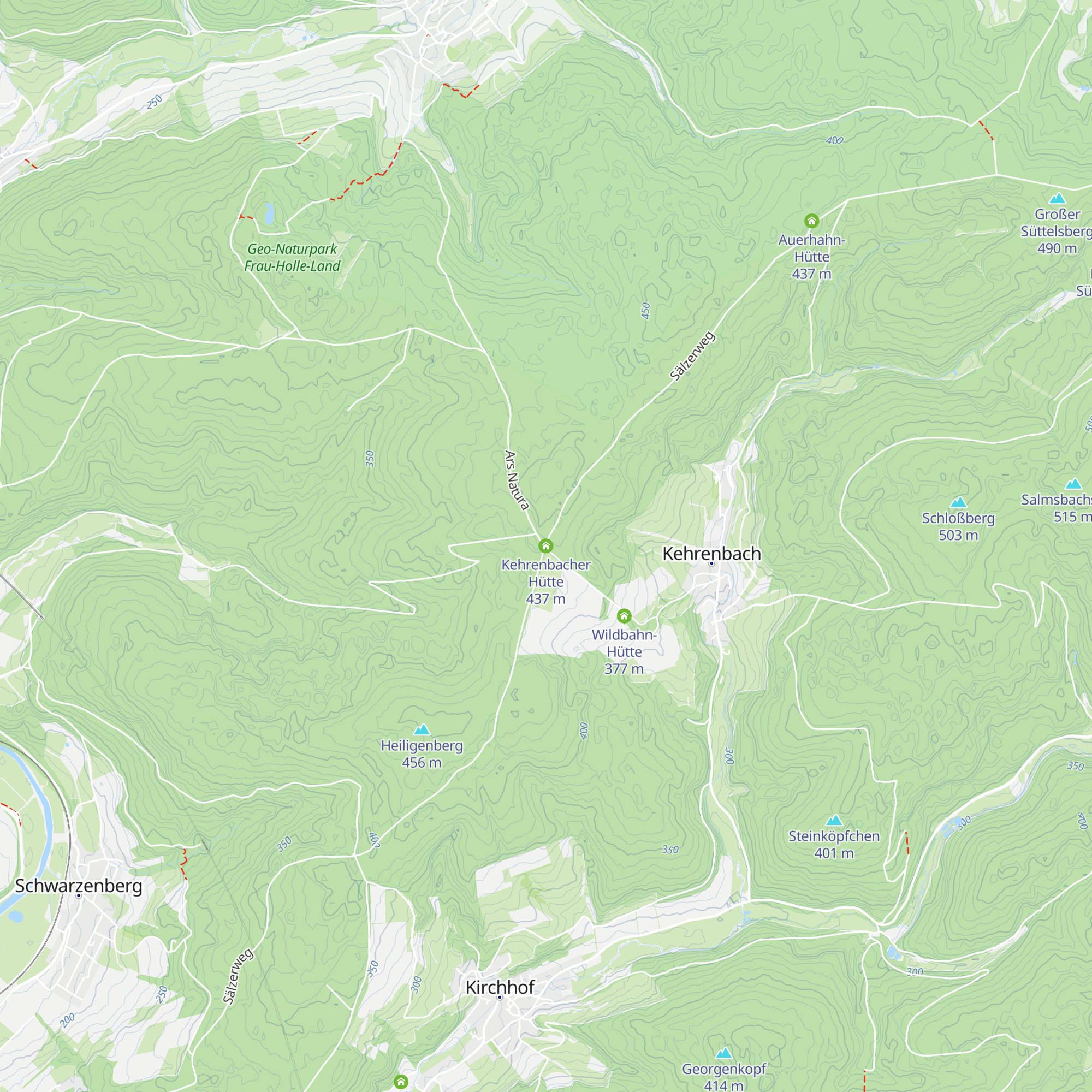 Kehrenbacher Hütte map