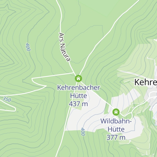 Map of Kehrenbacher Hütte