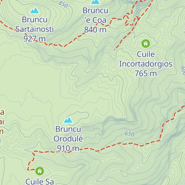 Map of Cuile Orrodulè