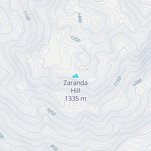 Map of Zaranda Hill