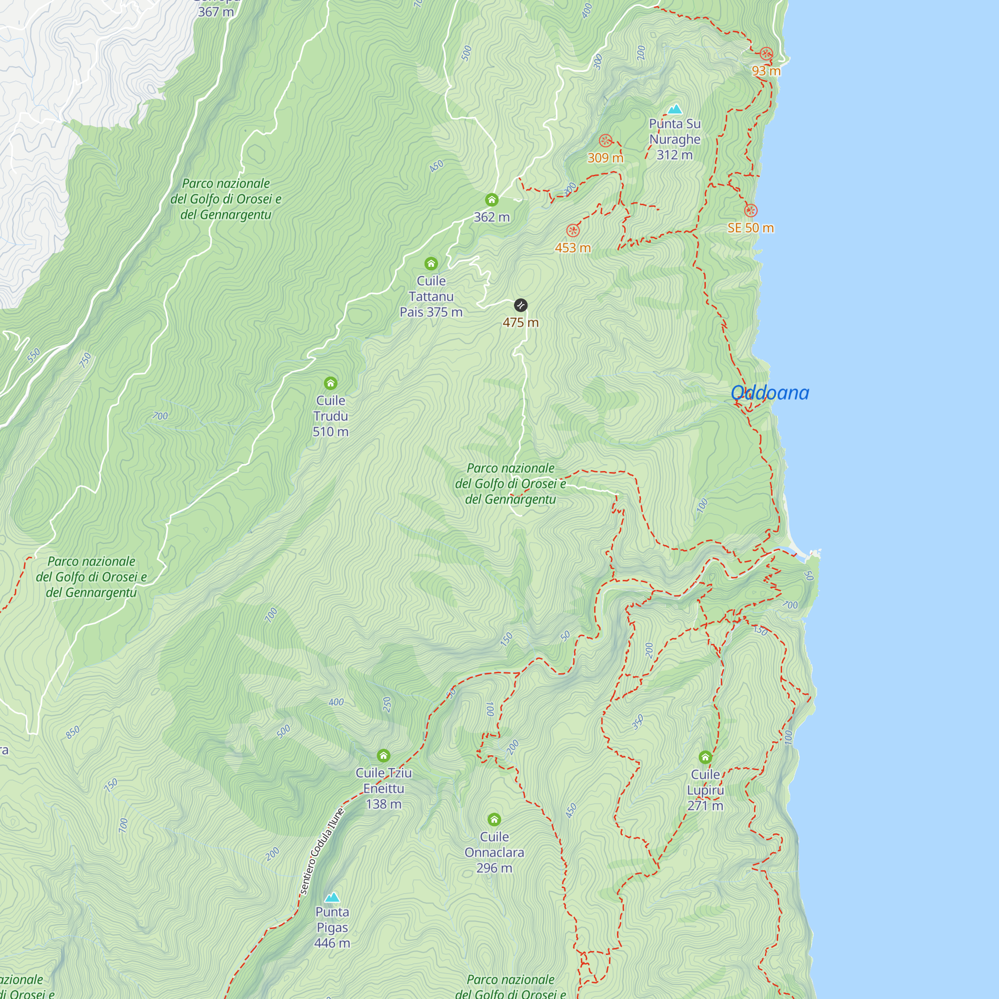 Cuile Marzane map